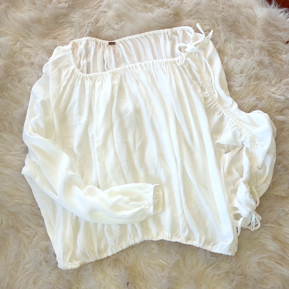 Free people off the shoulder blouse